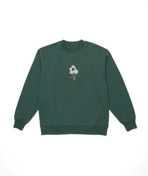 Dancer - Flower Logo Crew Sweatshirt (Turquoise) *SALE